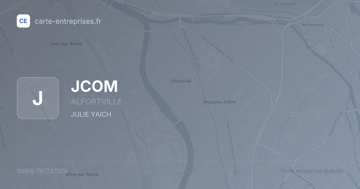 JCOM — 797737079 — fiche entreprise