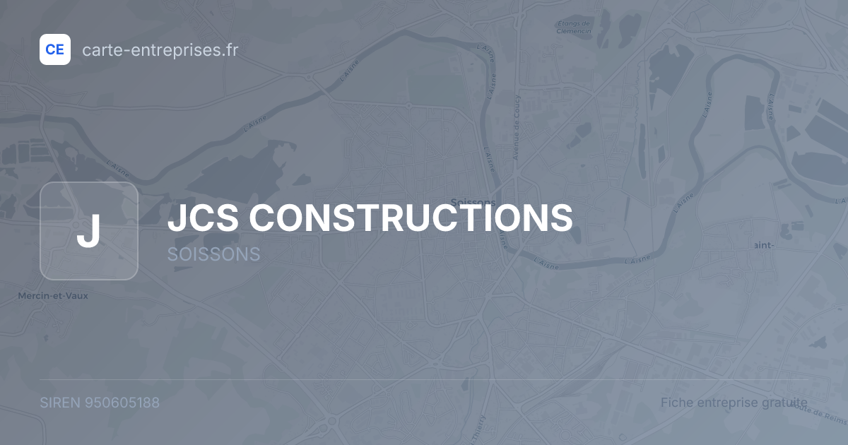 JCS CONSTRUCTIONS — 950605188 — fiche entreprise