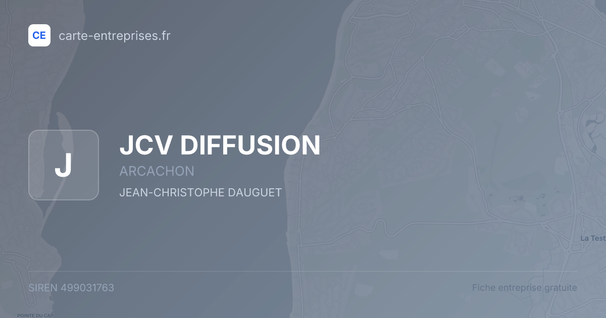 JCV DIFFUSION — 499031763 — fiche entreprise