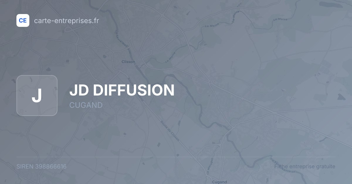 JD DIFFUSION — 398866616 — fiche entreprise