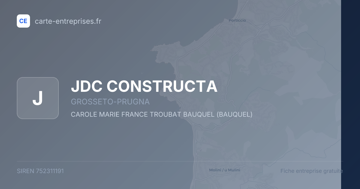 JDC CONSTRUCTA — 752311191 — fiche entreprise