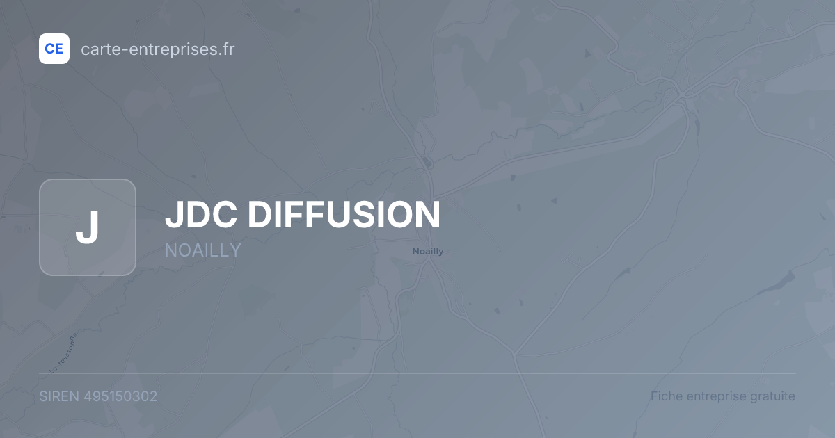 JDC DIFFUSION — 495150302 — fiche entreprise