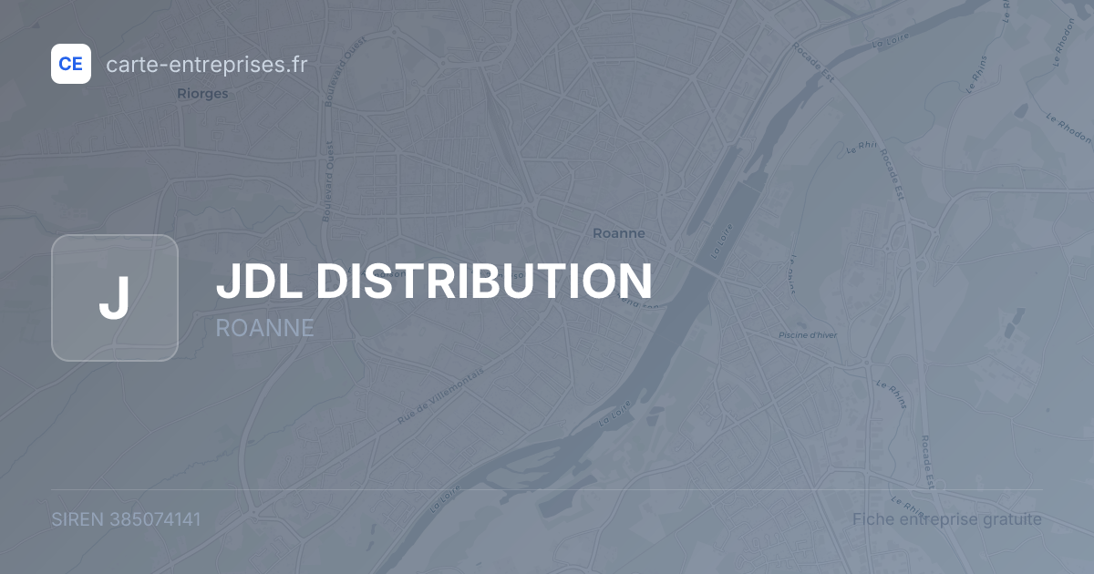 JDL DISTRIBUTION — 385074141 — fiche entreprise