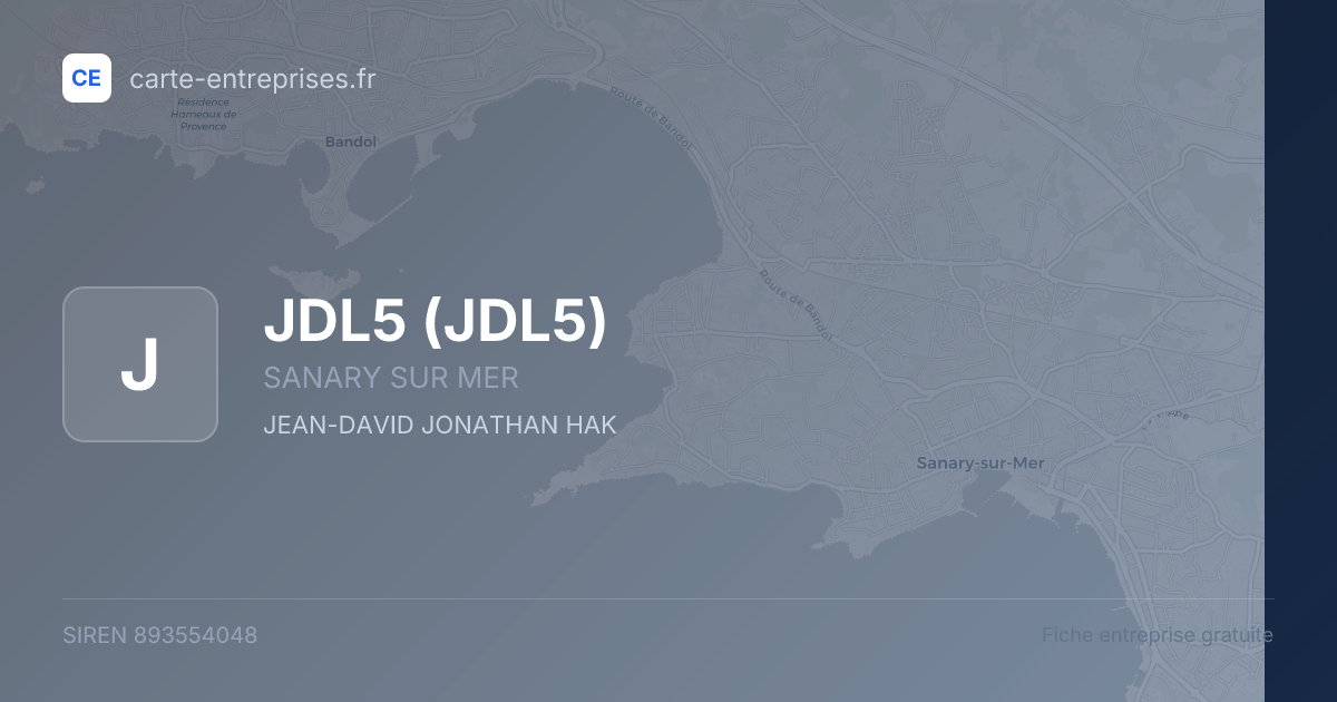 JDL5 — 893554048 — fiche entreprise
