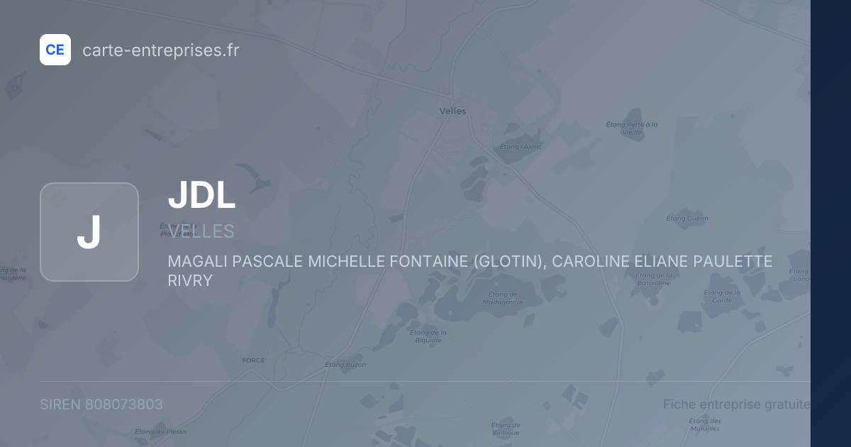 JDL — 808073803 — fiche entreprise