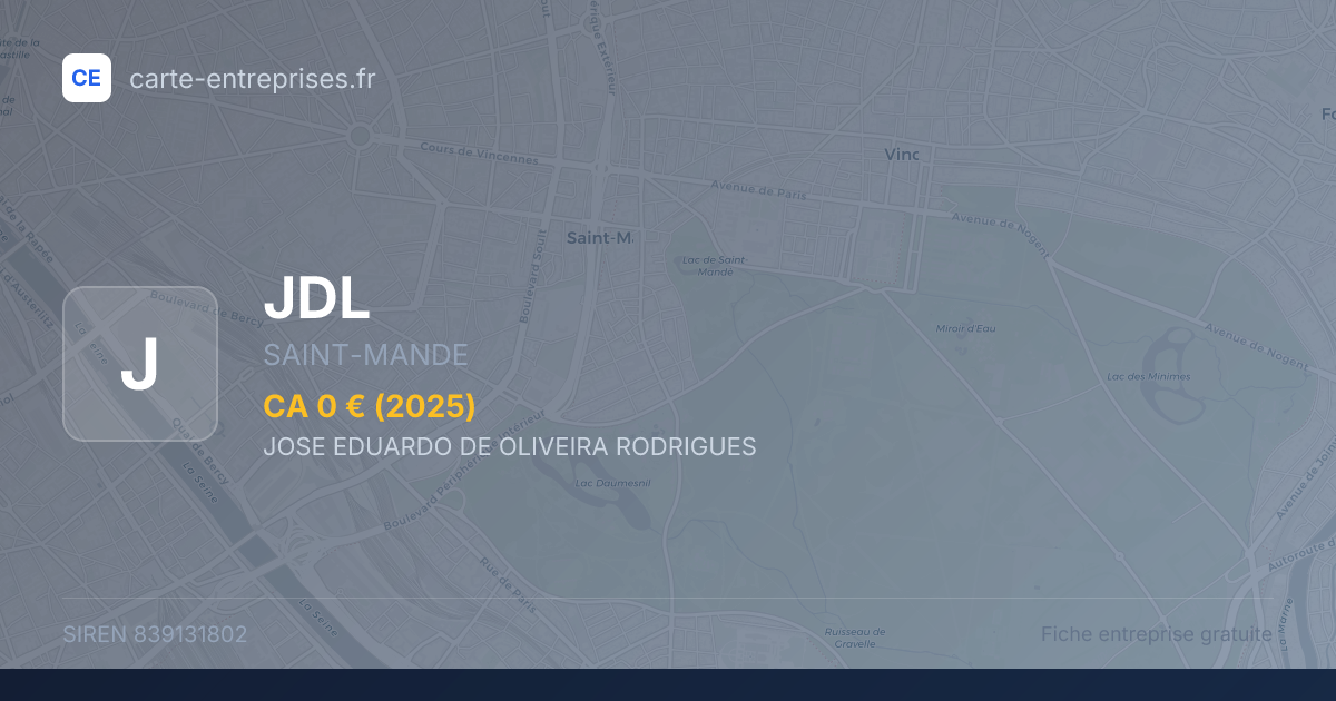 JDL — 839131802 — fiche entreprise