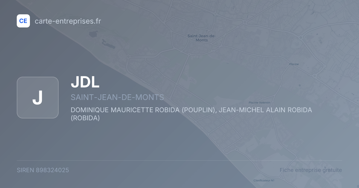 JDL — 898324025 — fiche entreprise