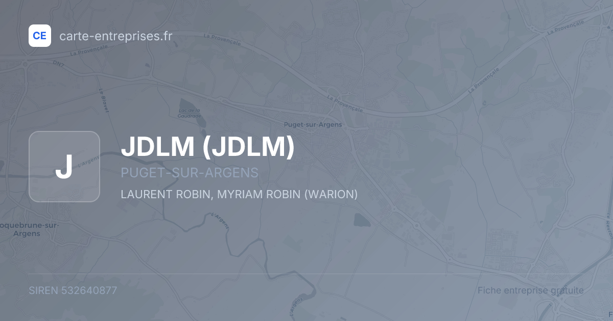JDLM — 532640877 — fiche entreprise