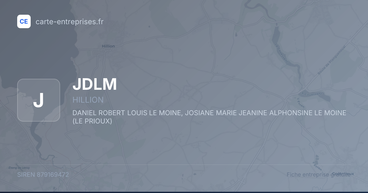 JDLM — 879169472 — fiche entreprise
