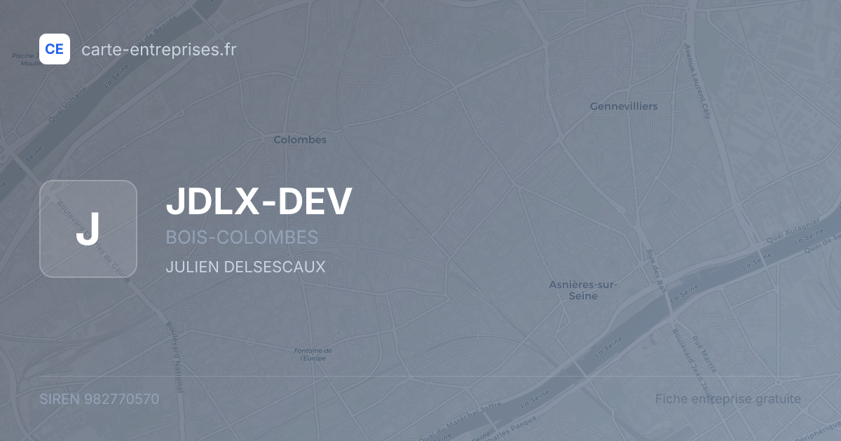 JDLX-DEV — 982770570 — fiche entreprise