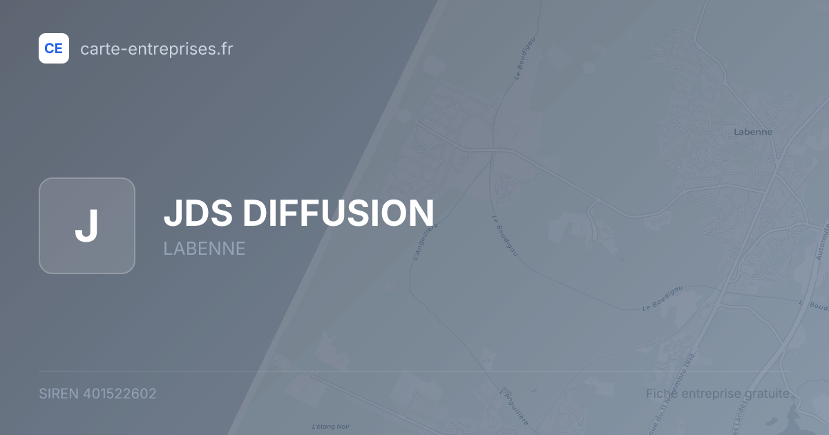 JDS DIFFUSION — 401522602 — fiche entreprise