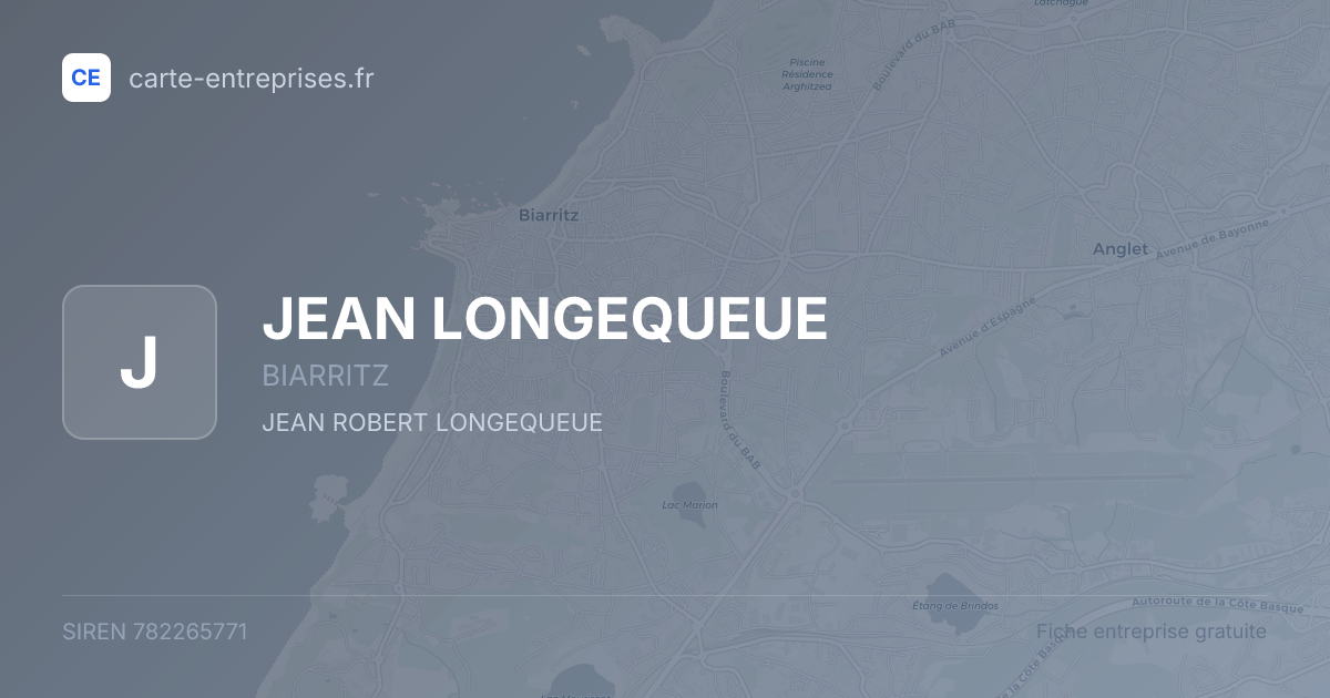 JEAN LONGEQUEUE — 782265771 — fiche entreprise