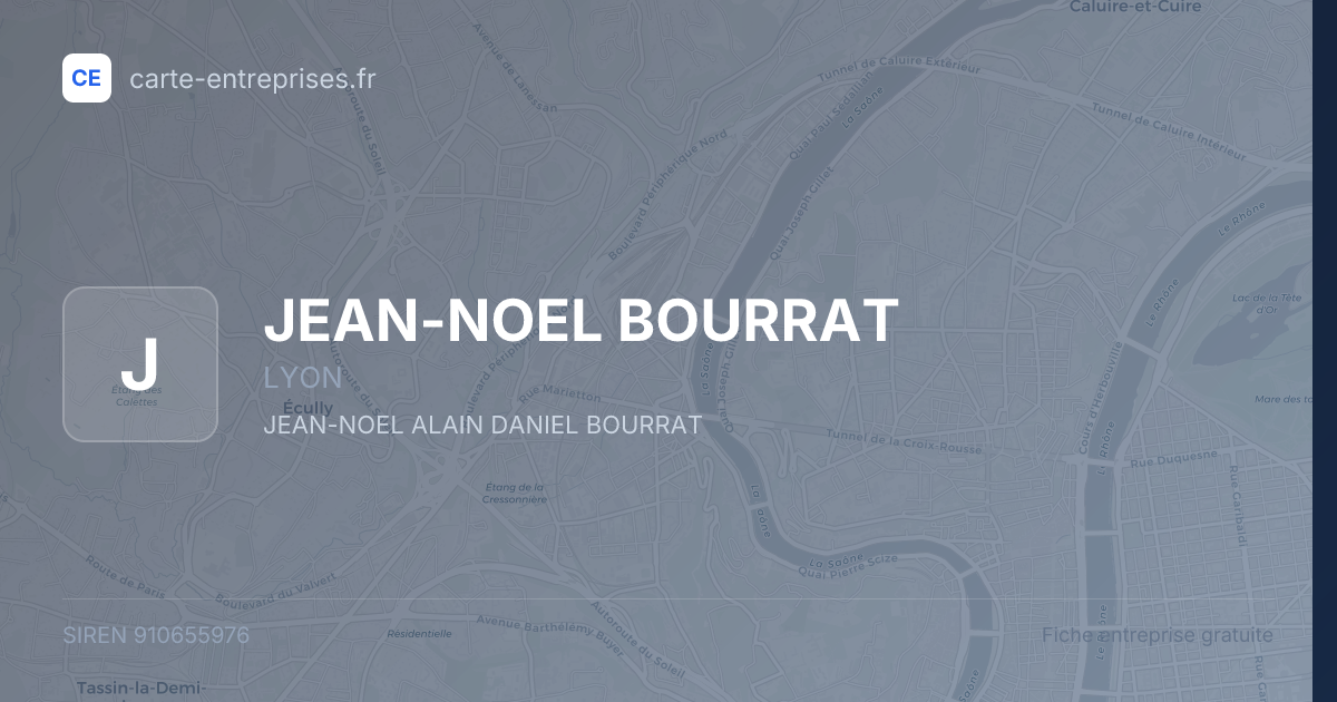 JEAN-NOEL BOURRAT — 910655976 — fiche entreprise