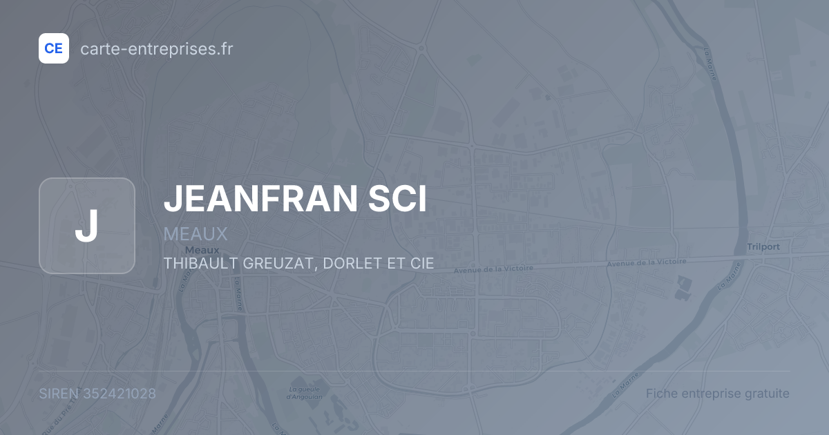JEANFRAN SCI — 352421028 — fiche entreprise
