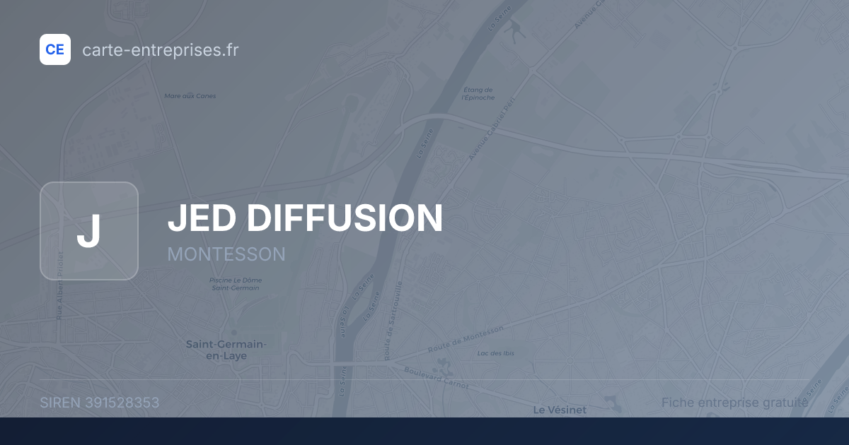 JED DIFFUSION — 391528353 — fiche entreprise