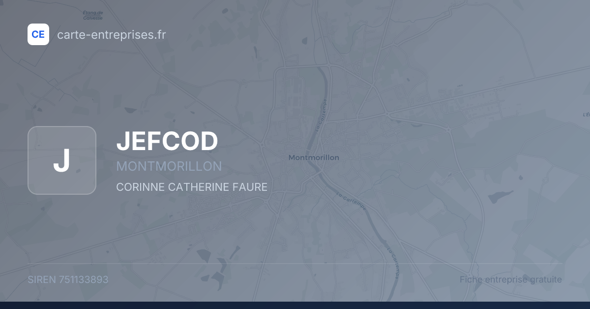 JEFCOD — 751133893 — fiche entreprise