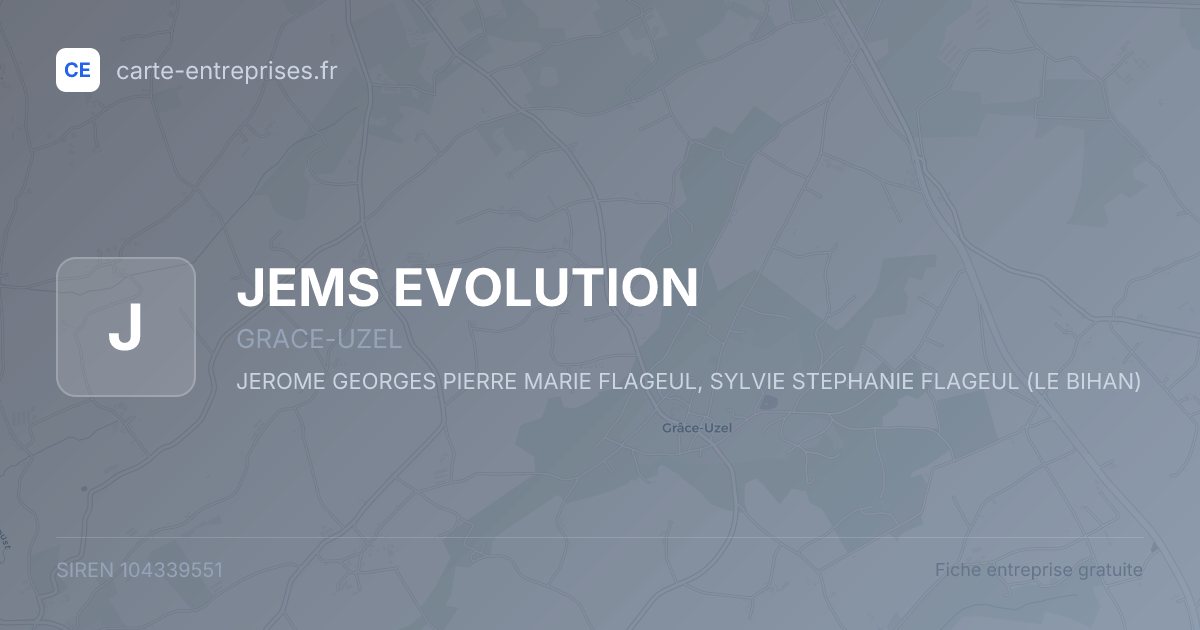 JEMS EVOLUTION — 104339551 — fiche entreprise