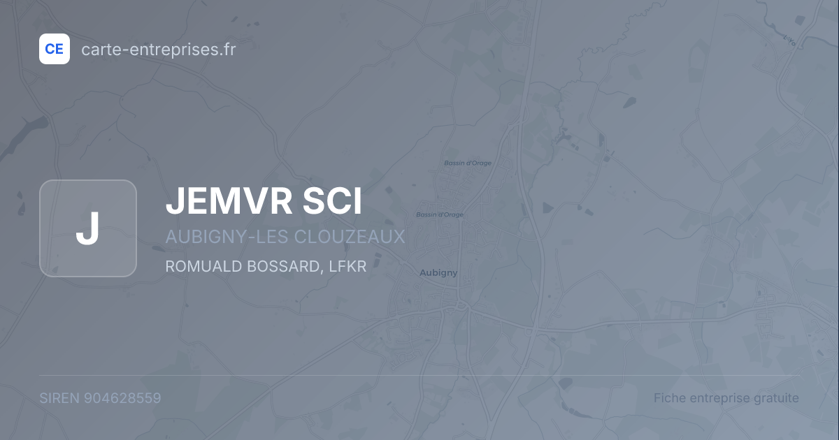 JEMVR SCI — 904628559 — fiche entreprise