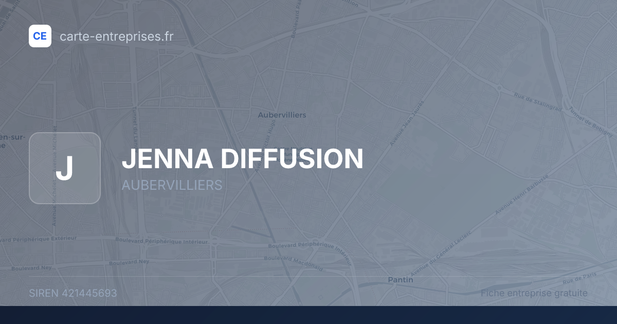 JENNA DIFFUSION — 421445693 — fiche entreprise