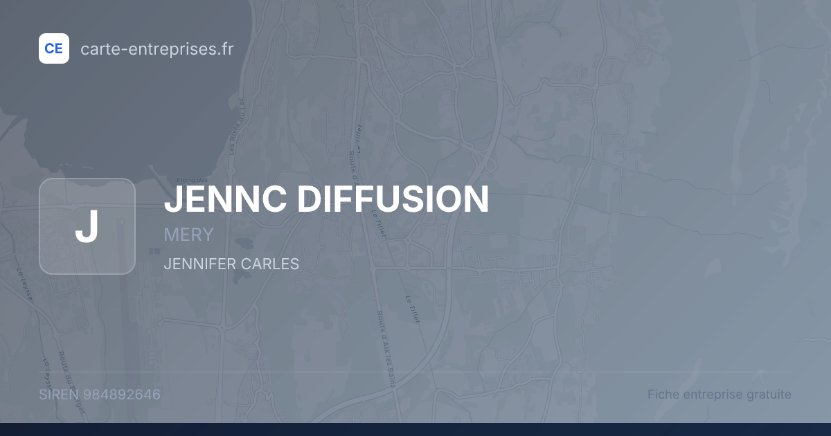 JENNC DIFFUSION — 984892646 — fiche entreprise