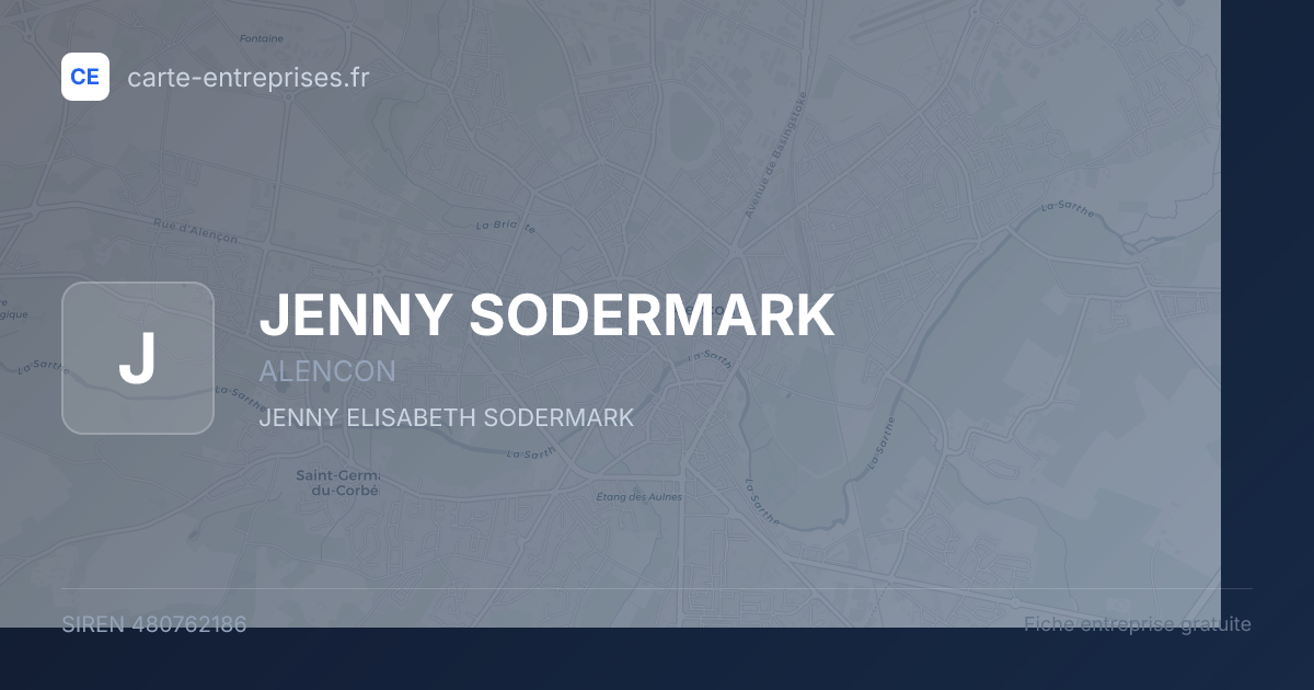 JENNY SODERMARK — 480762186 — fiche entreprise