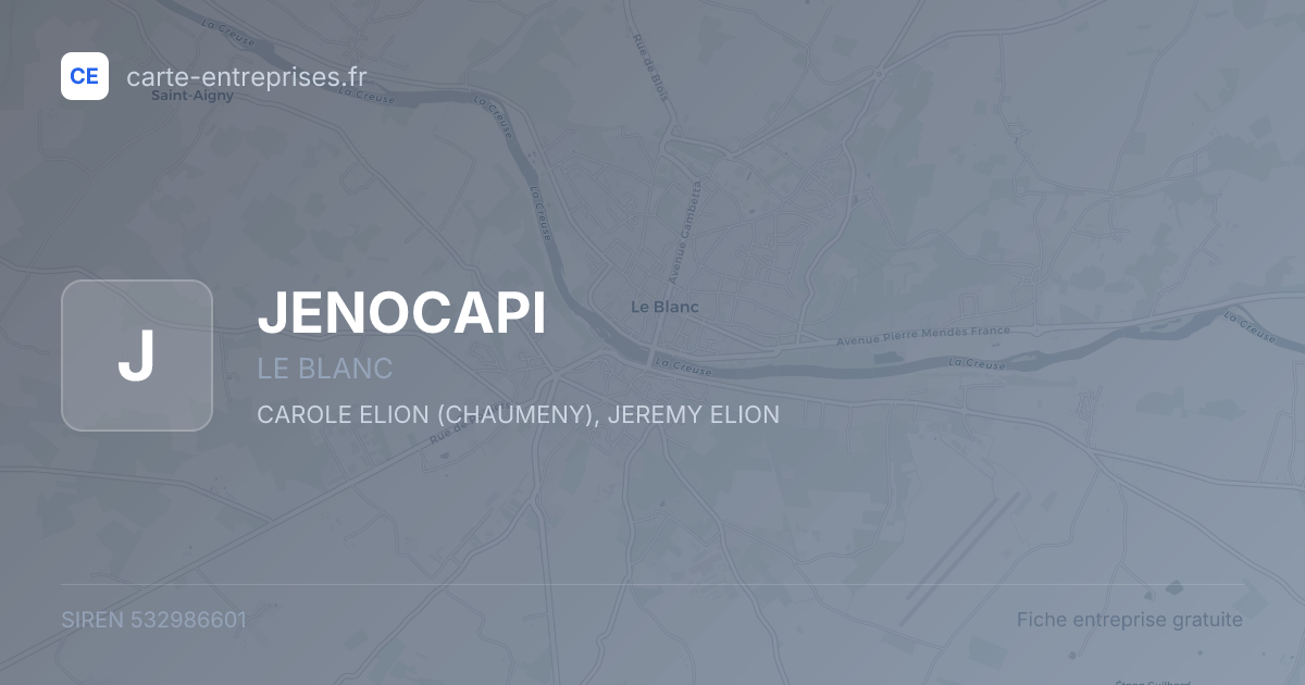 JENOCAPI — 532986601 — fiche entreprise