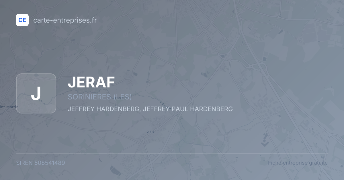 JERAF — 508541489 — fiche entreprise
