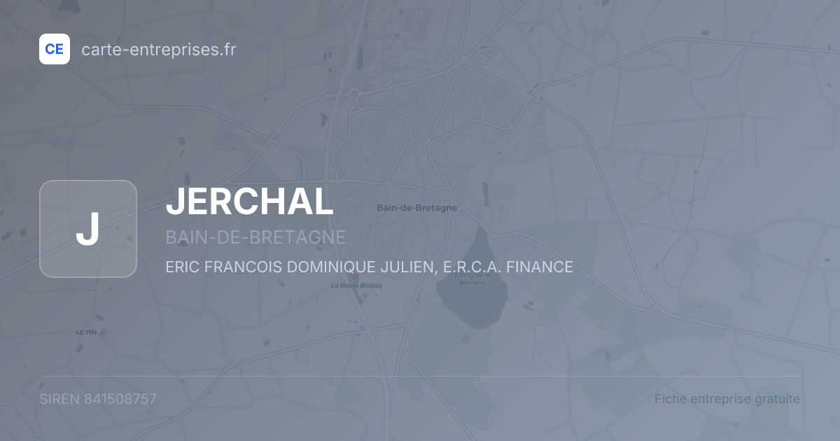 JERCHAL — 841508757 — fiche entreprise