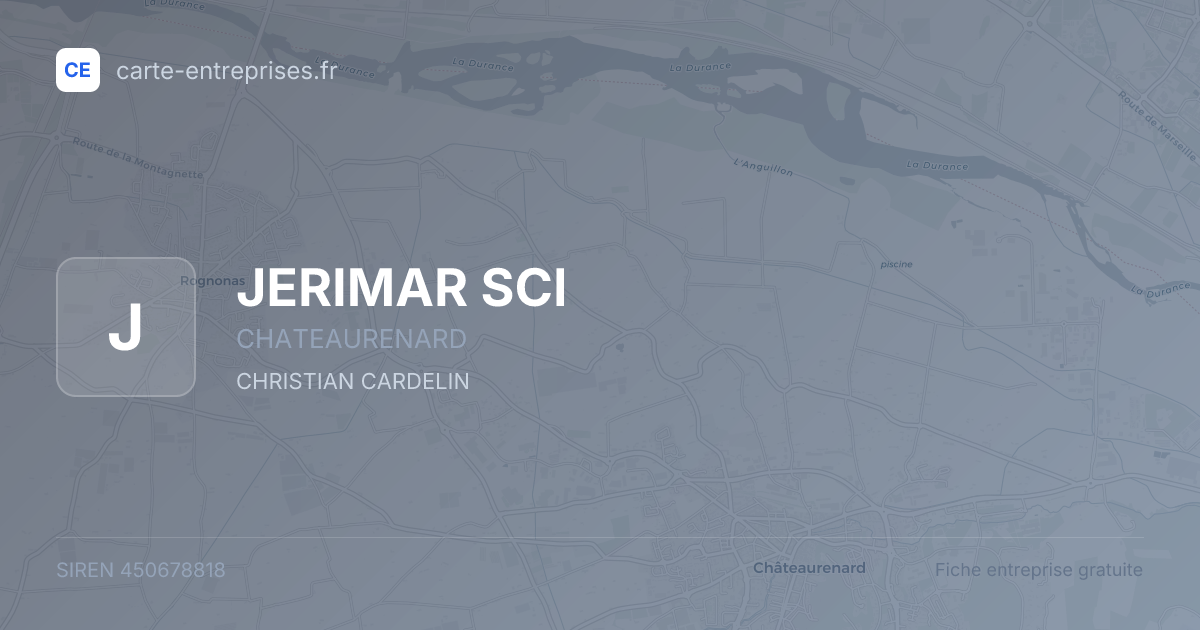 JERIMAR SCI — 450678818 — fiche entreprise