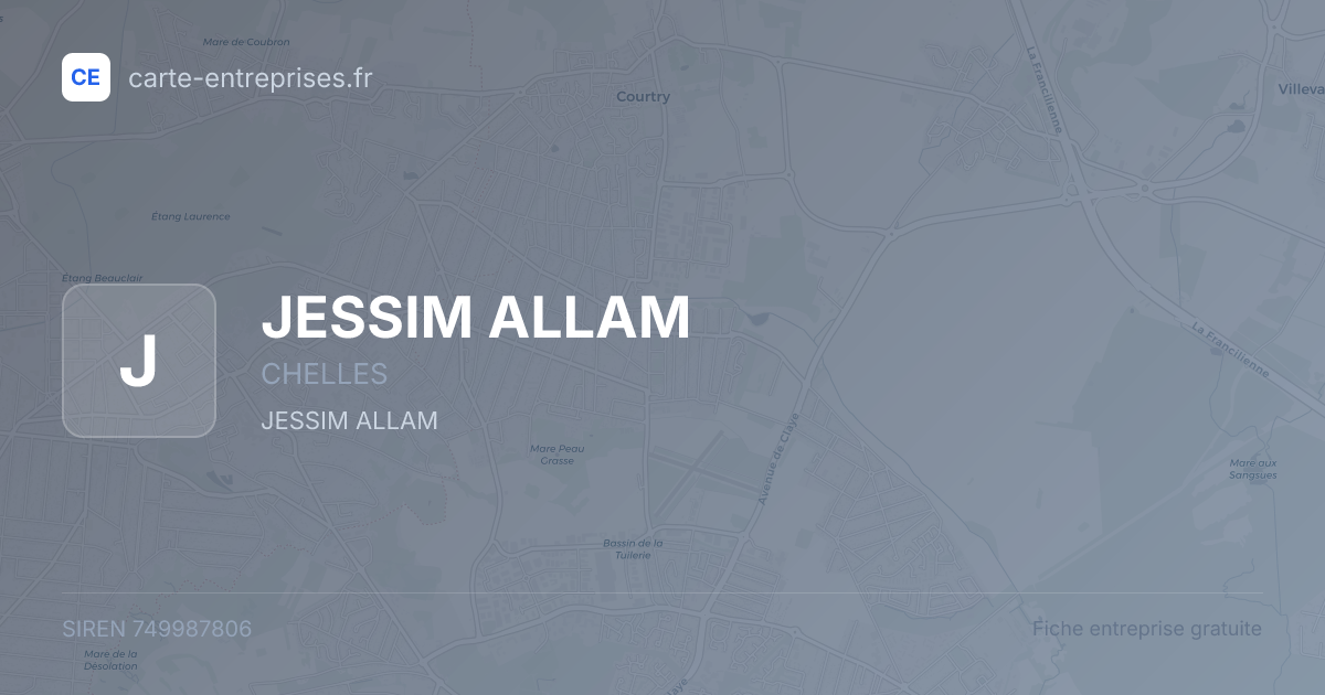 JESSIM ALLAM — 749987806 — fiche entreprise