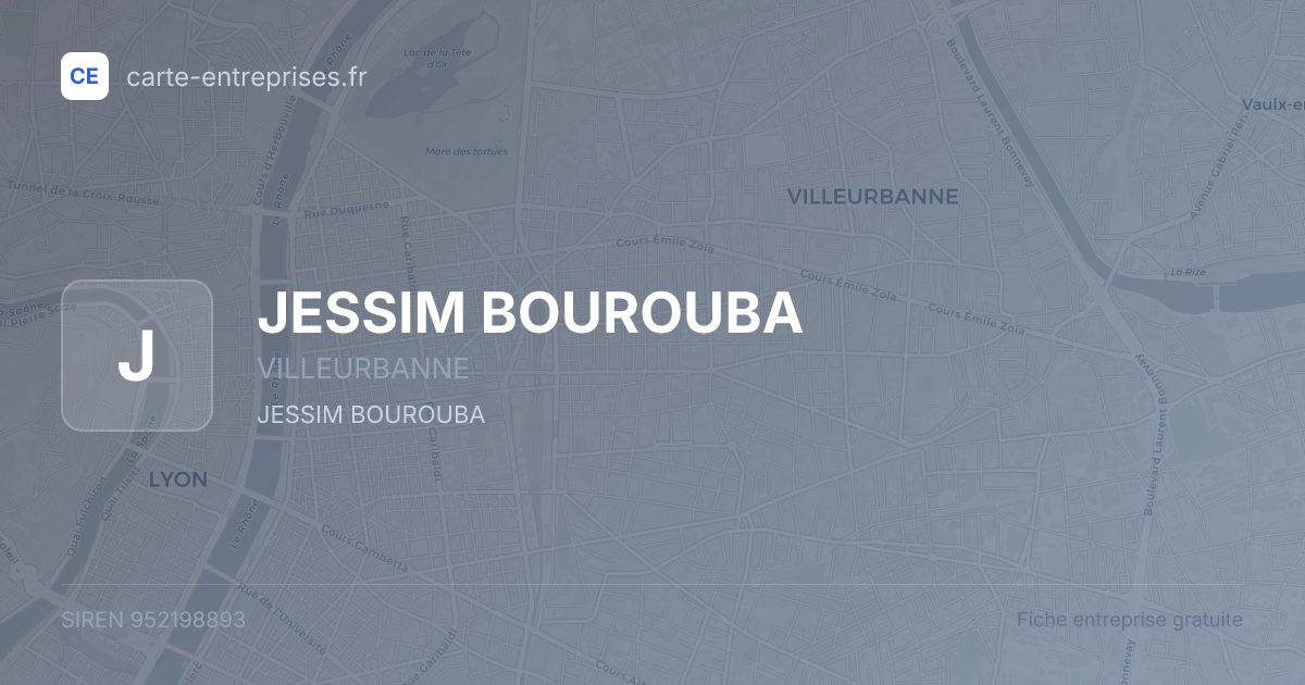JESSIM BOUROUBA — 952198893 — fiche entreprise