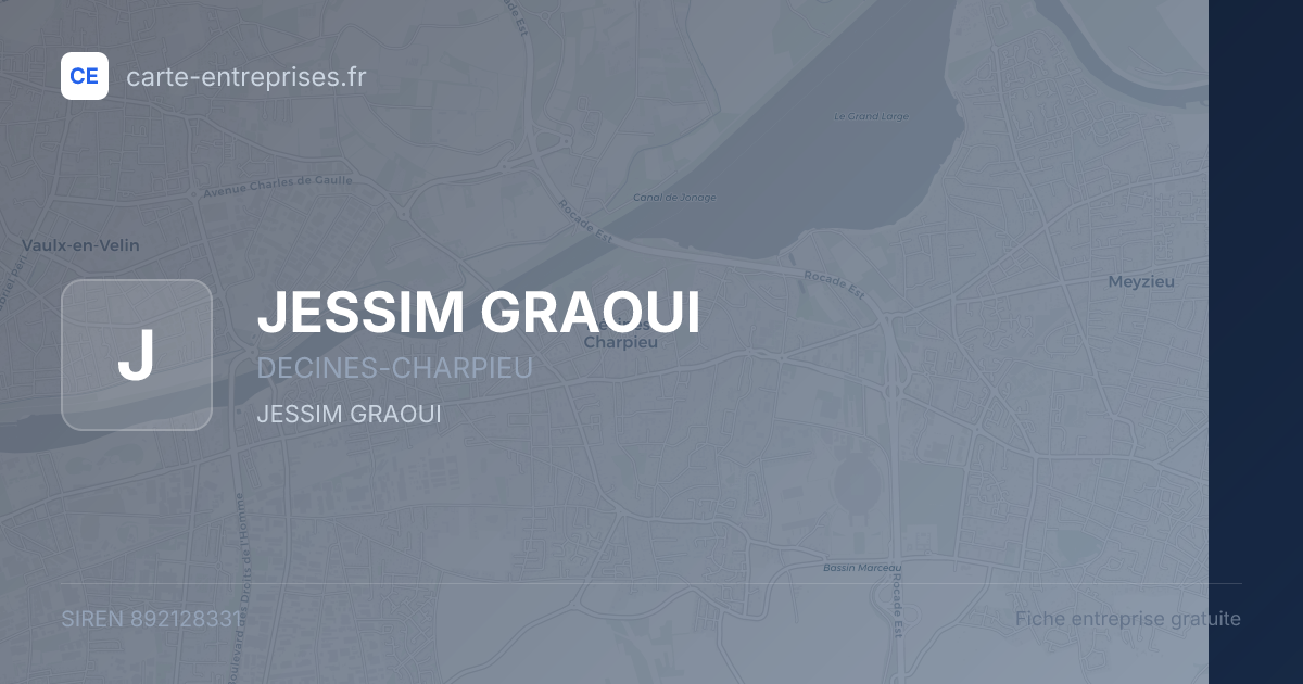 JESSIM GRAOUI — 892128331 — fiche entreprise