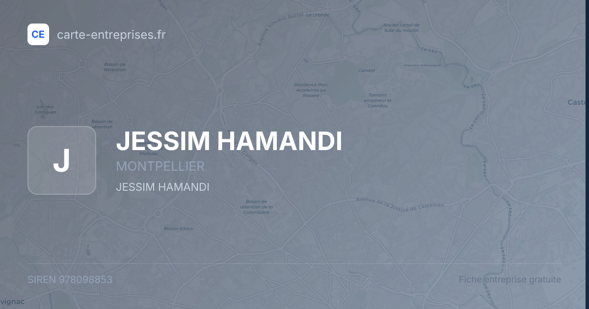 JESSIM HAMANDI — 978098853 — fiche entreprise