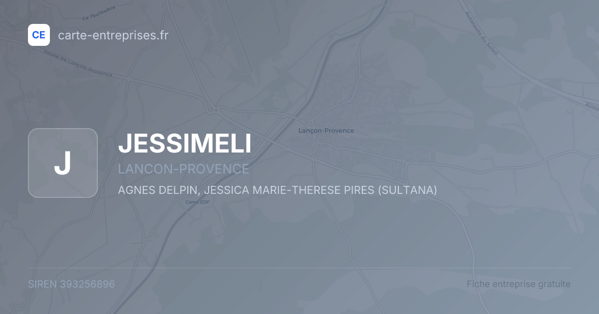JESSIMELI — 393256896 — fiche entreprise
