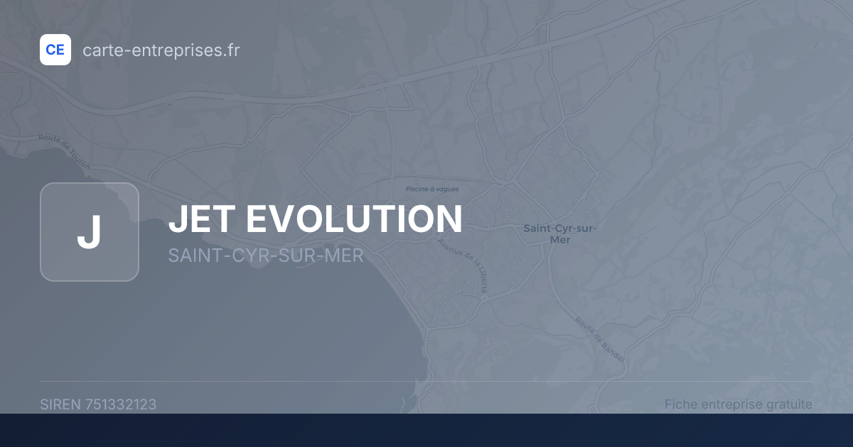 JET EVOLUTION — 751332123 — fiche entreprise