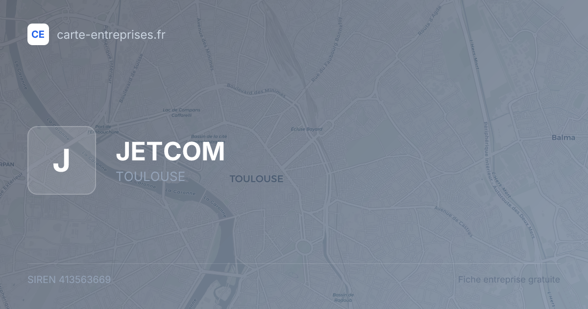 JETCOM — 413563669 — fiche entreprise