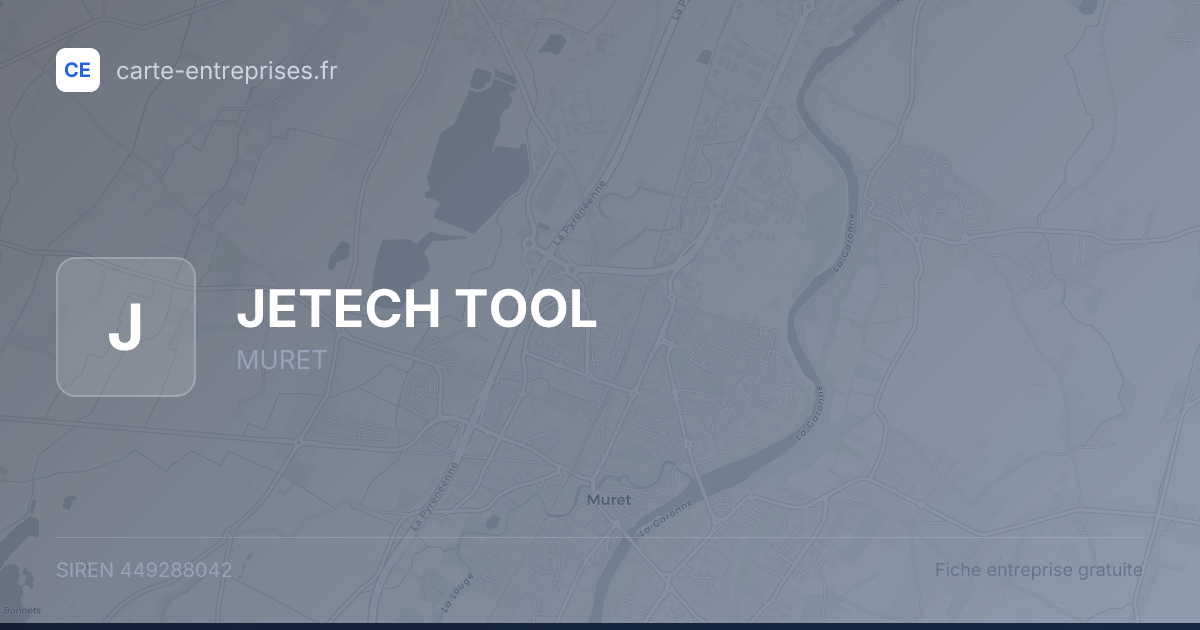 JETECH TOOL — 449288042 — fiche entreprise