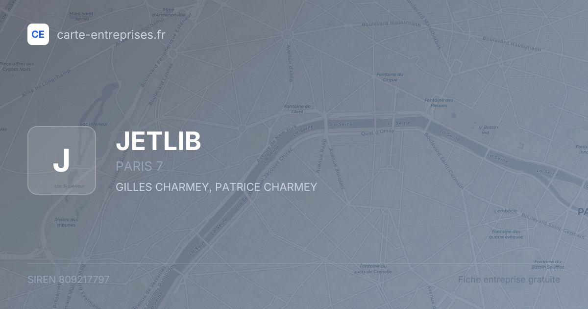 JETLIB — 809217797 — fiche entreprise