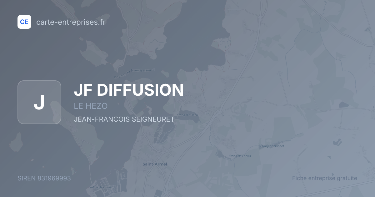 JF DIFFUSION — 831969993 — fiche entreprise