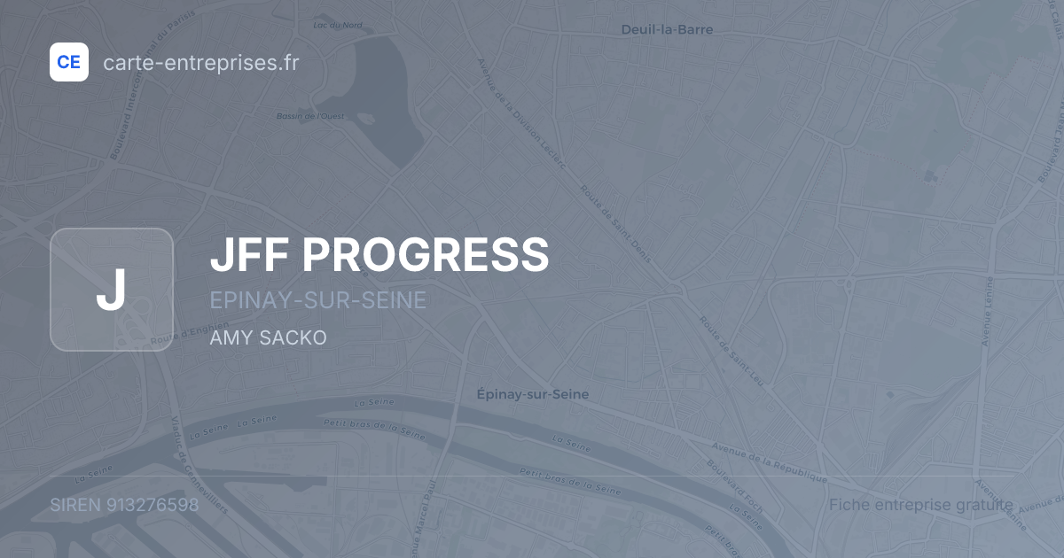 JFF PROGRESS — 913276598 — fiche entreprise