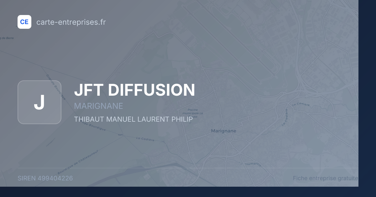 JFT DIFFUSION — 499404226 — fiche entreprise