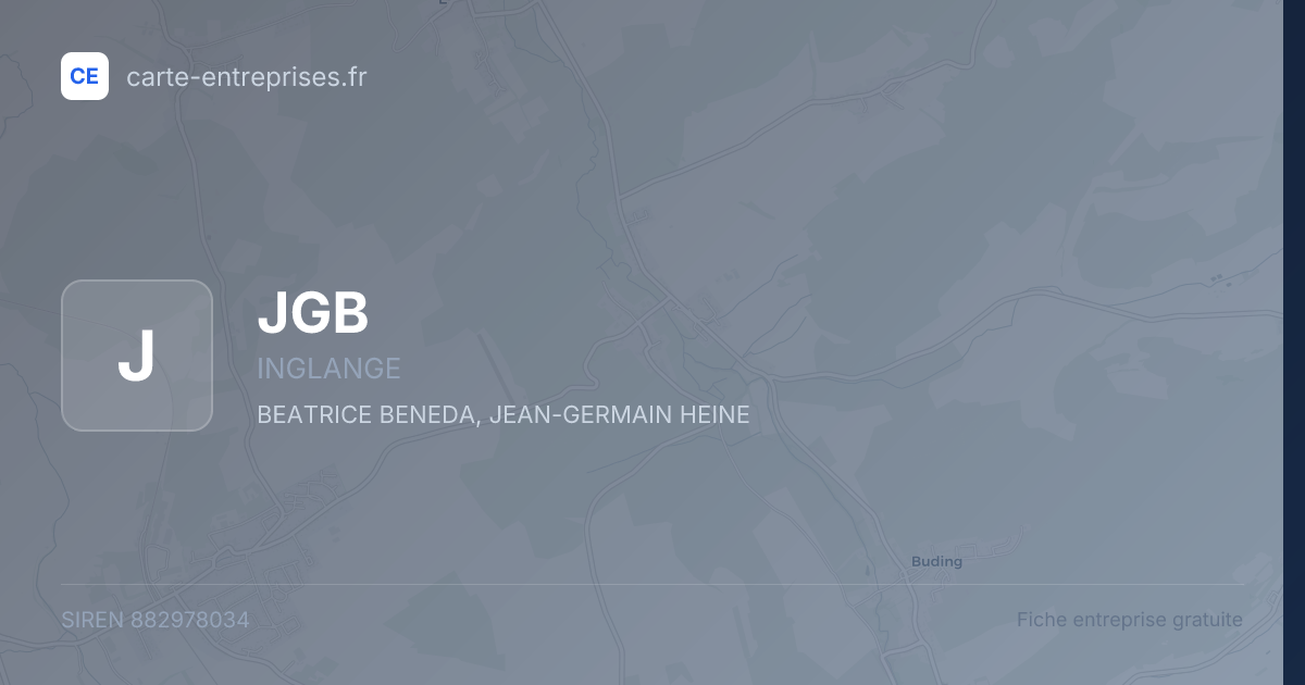 JGB — 882978034 — fiche entreprise