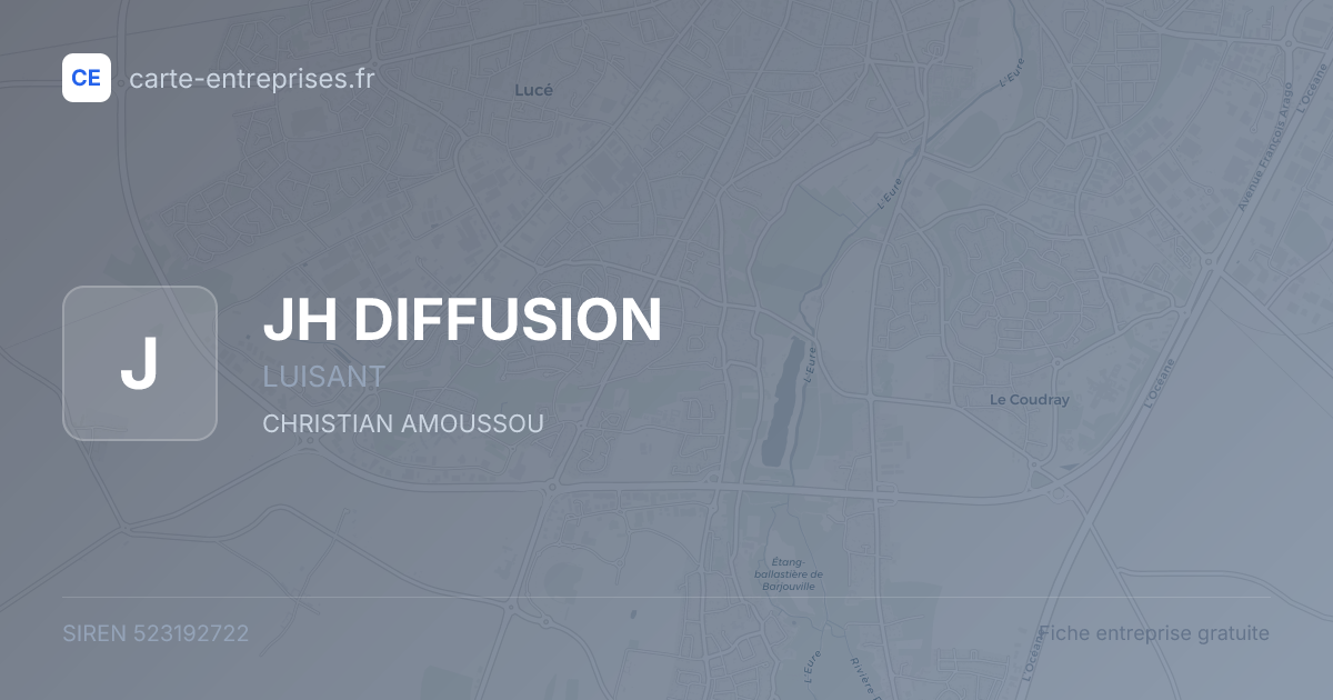 JH DIFFUSION — 523192722 — fiche entreprise