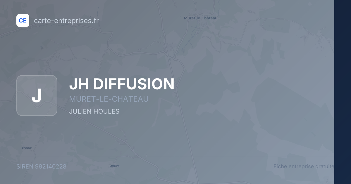 JH DIFFUSION — 992140228 — fiche entreprise