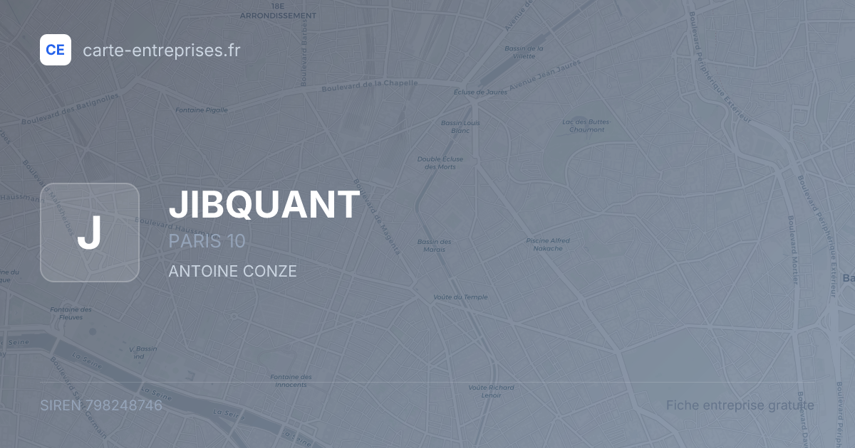JIBQUANT — 798248746 — fiche entreprise