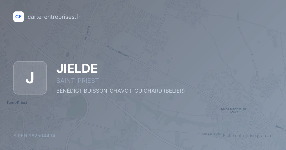 JIELDE — 962504494 — fiche entreprise