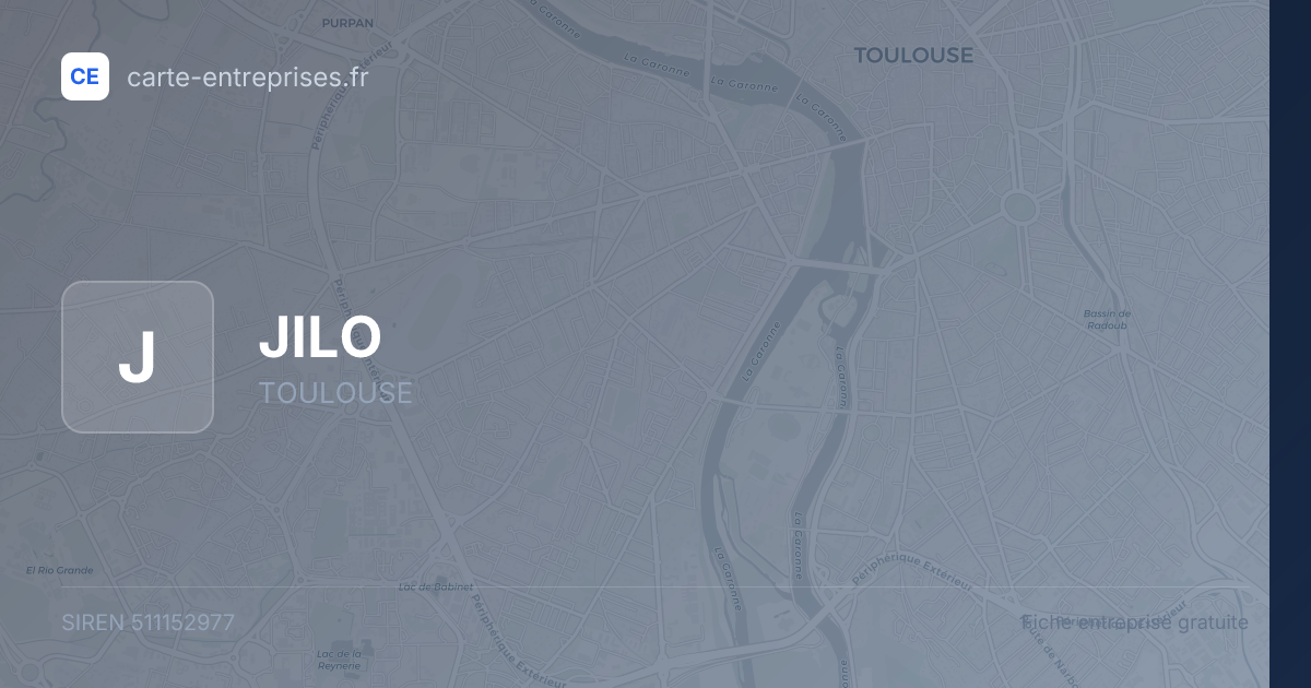 JILO — 511152977 — fiche entreprise