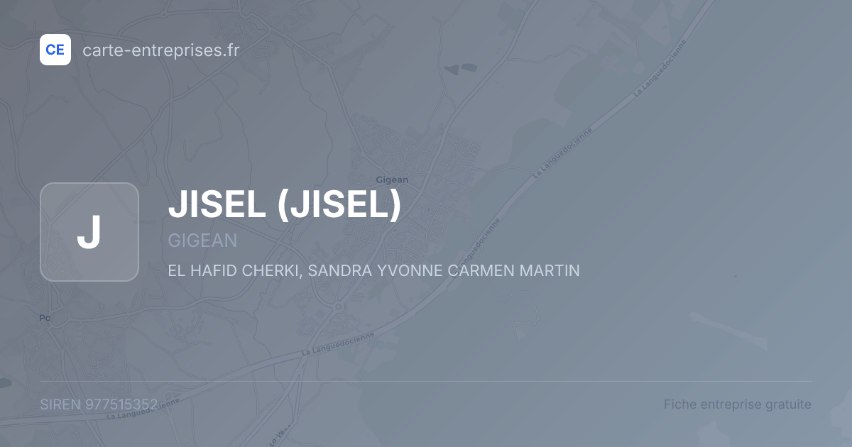 JISEL — 977515352 — fiche entreprise