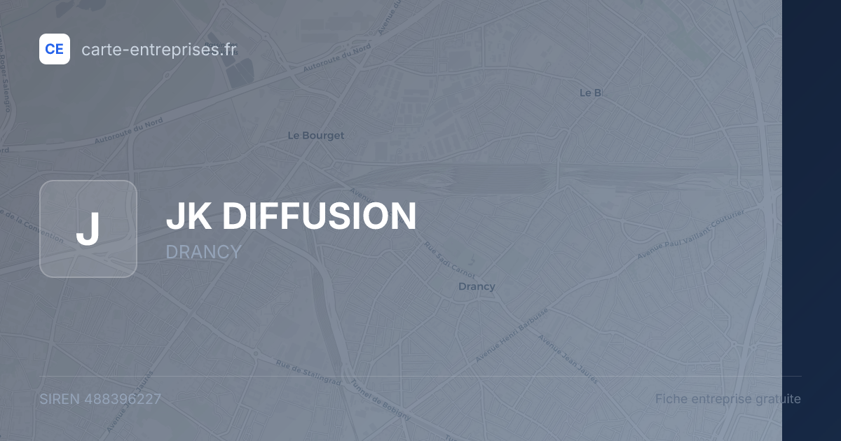 JK DIFFUSION — 488396227 — fiche entreprise