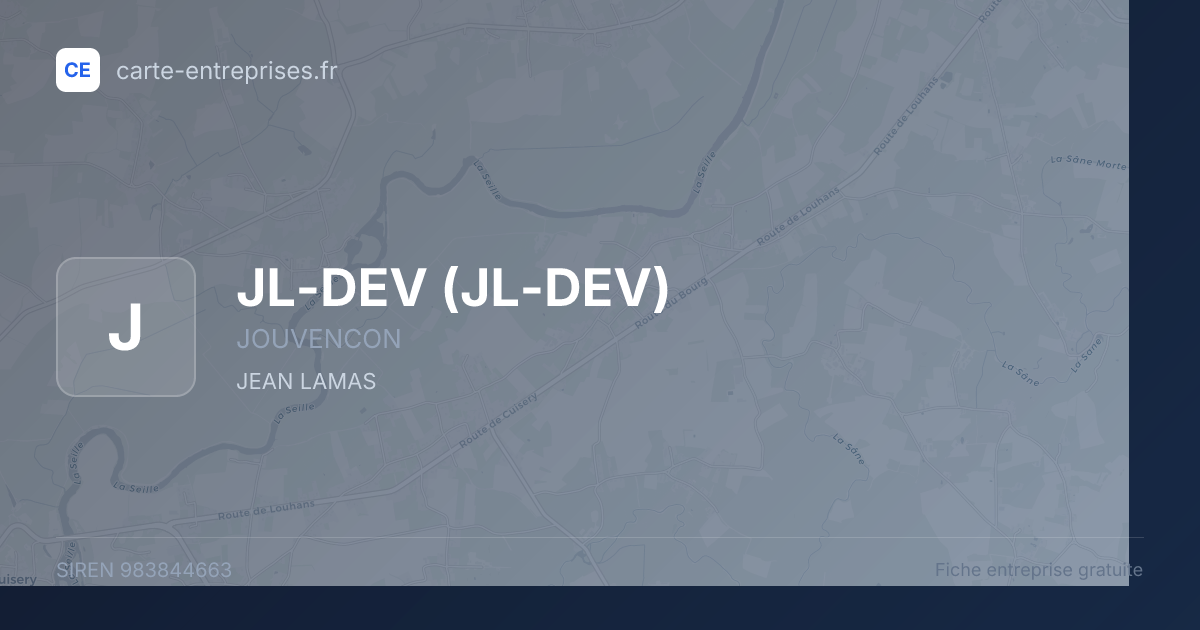 JL-DEV — 983844663 — fiche entreprise